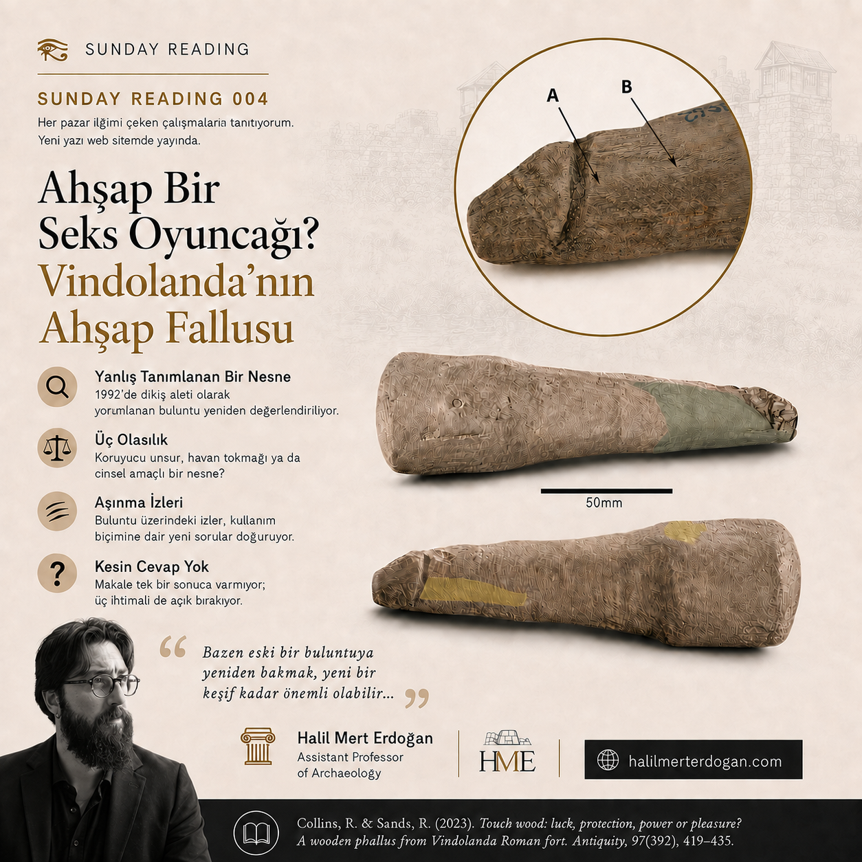 Ahşap Bir Seks Oyuncağı? Vindolanda’nın Ahşap Fallusu